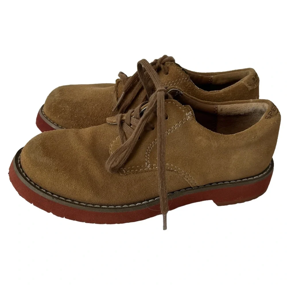 Sperry Top Sider Tevin Leather Suede Dress Shoes Size 12.5